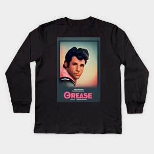 Grease movie poster Kids Long Sleeve T-Shirt